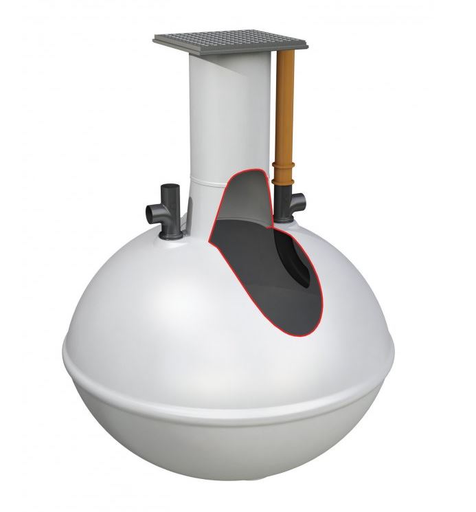Klargester Alpha Septic Tank 4600l (up to 17 person)