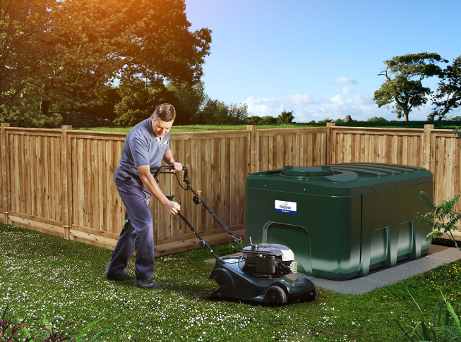 1200L Low Profile Kingspan EcoSafe Bunded Oil Tank - ESLP1200