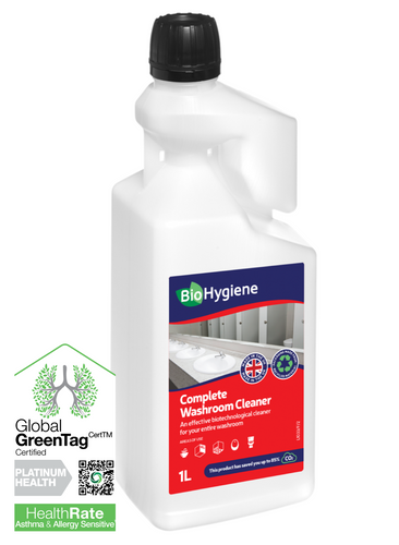 BioHygiene 1L Bottle against plain white background