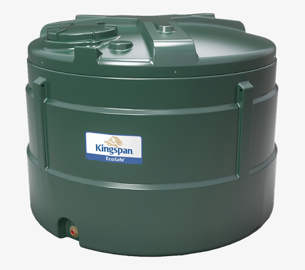 2500L Vertical Kingspan EcoSafe Bunded Oil Tank - ESV2500