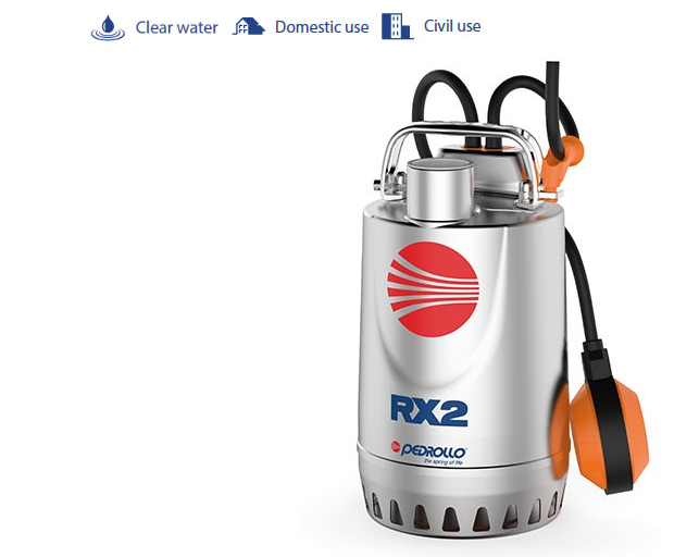 Pedrollo RXM2/20 Pump 3 Phase (no float)