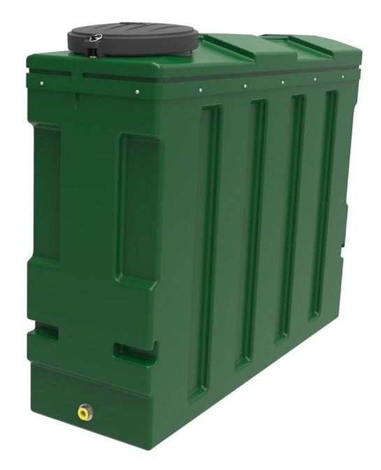 1400 Litre Bunded Slim Oil Tank | Diamond 1400SSL