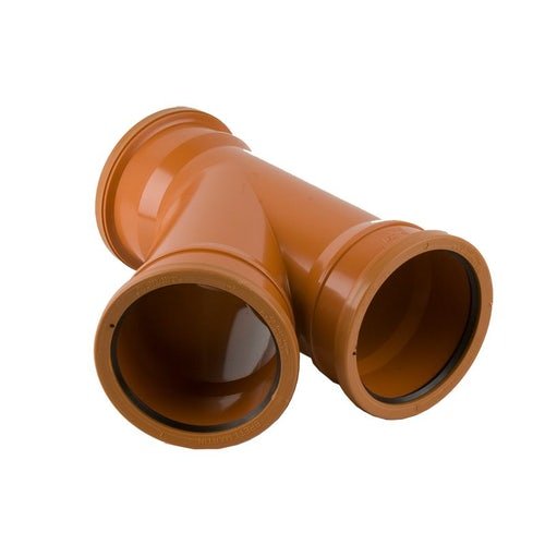 110mm 45° Triple Socket Junction B4091 | Underground Drainage Pipe Fitting