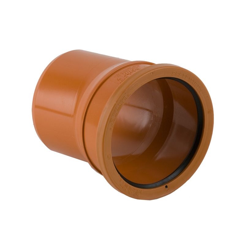 110mm Single Socket 11.25° Bend B5081 | Underground Drainage Pipe Fitting