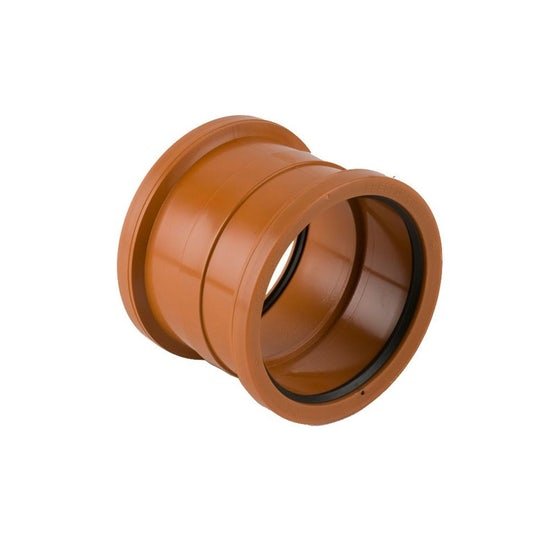 160mm Double Socket Slip Coupler B7001 | Underground Drainage Pipe Fitting