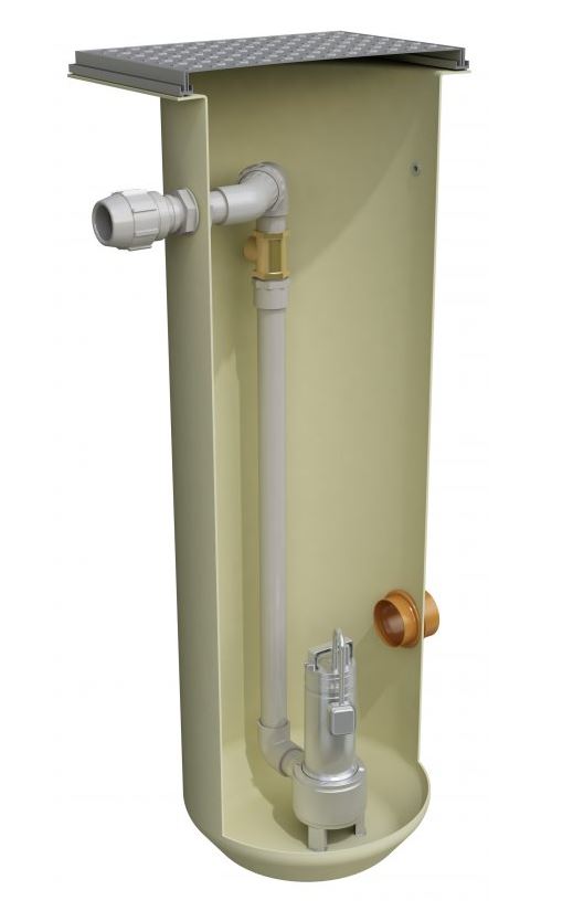 Clearwater 400L Single Sewage Pump Station | CWP2