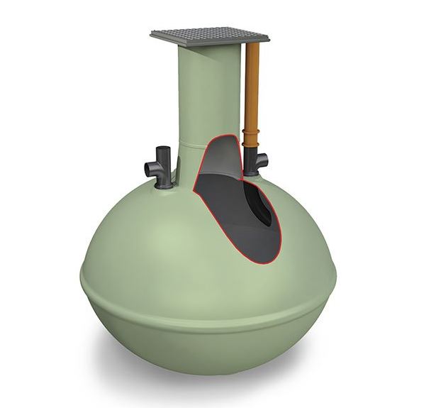 Clearwater Alpha Septic Tank 2800L (Up to 5 person)