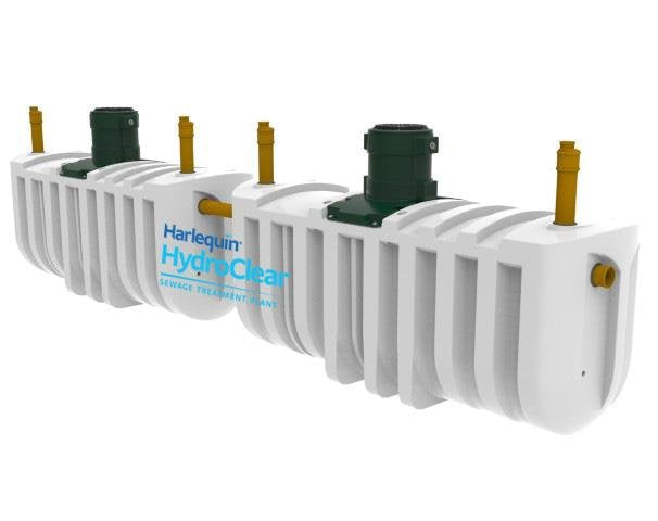 Hydroclean Systems Harlequin HC50 HydroClear Sewage Treatment System (up to 50 Person).