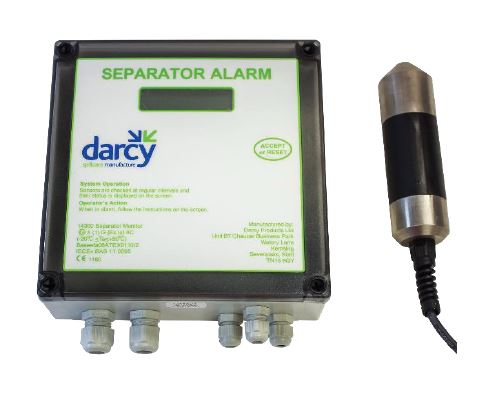 Darcy Complete IP65 Mains Separator Alarm with High Oil Probe  (Klargester/Conder)