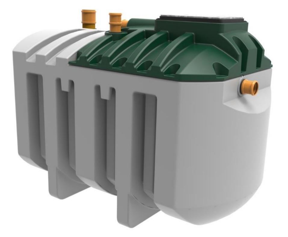 Harlequin HC9 Hydroclear Sewage Treatment System (up to 9 person)