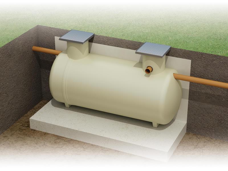 Klargester Sigma Shallow Dig Septic Tank 5700L